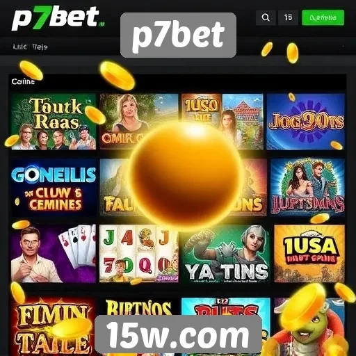 Opcões de jogos disponíveis no p7bet