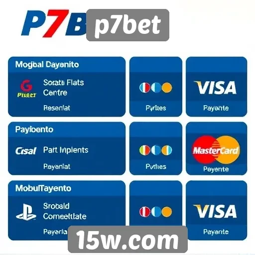 Métodos de pagamento oferecidos pelo p7bet