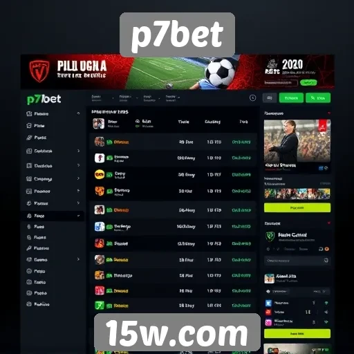 Exploração da interface do usuário no p7bet