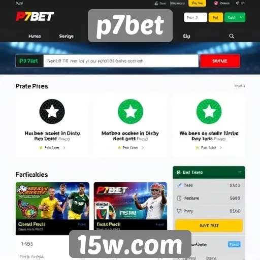 Avaliação das funcionalidades do site p7bet